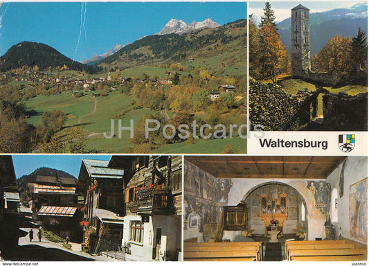 Waltensburg - Jorgenburg - 1988 - Switzerland - used - JH Postcards