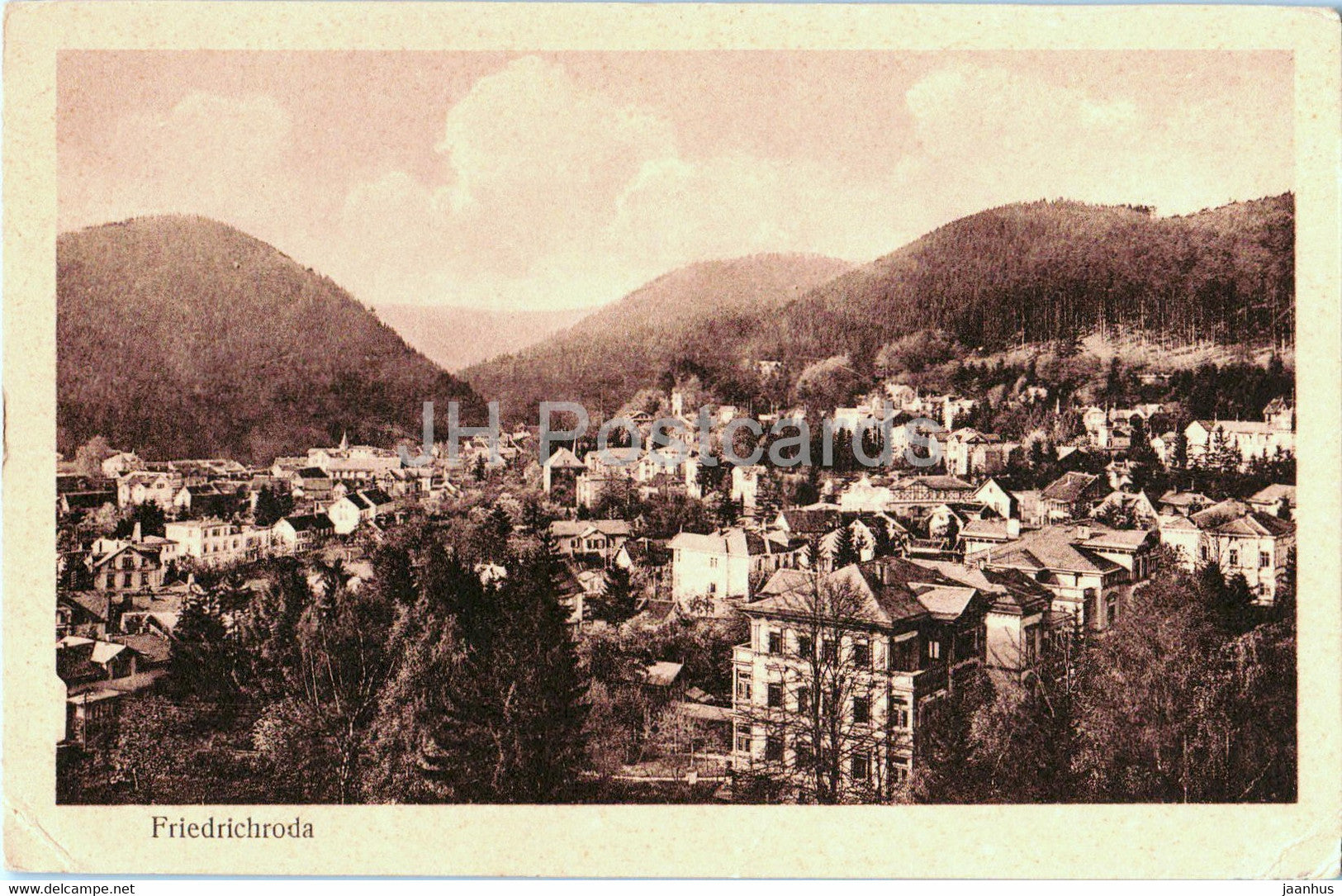 Friedrichroda - 72 - old postcard - Germany - unused - JH Postcards