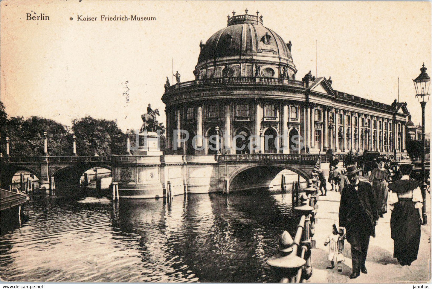 Berlin - Kaiser Friedrich Museum - old postcard - 1914 - Germany - used - JH Postcards