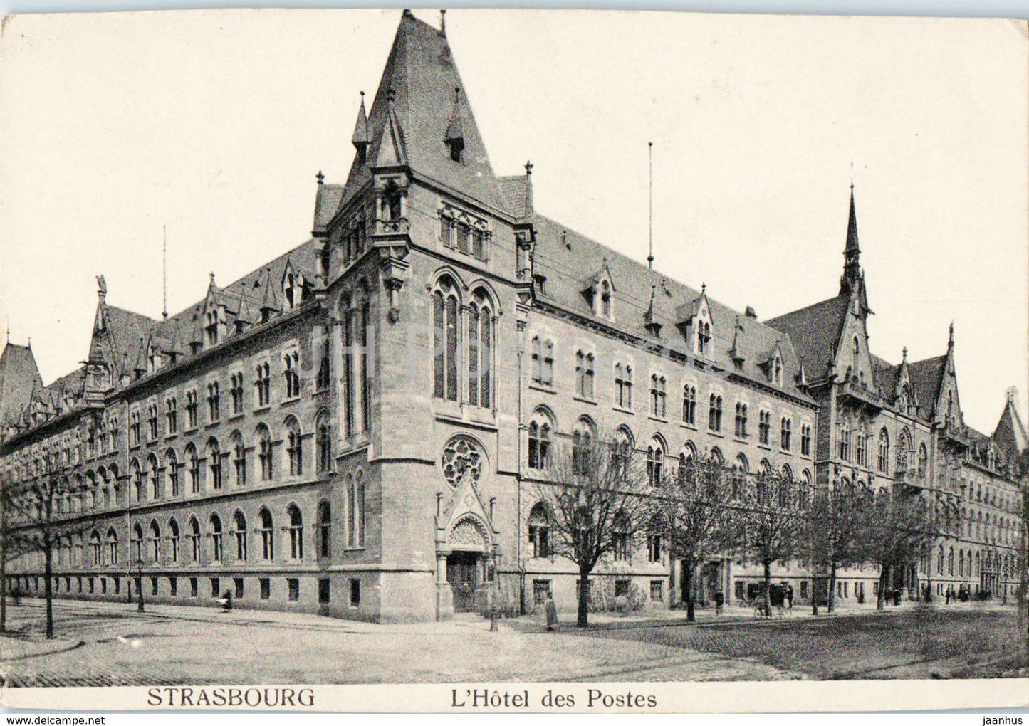 Strasbourg - L'Hotel des Postes - 53 - old postcard - France - unused - JH Postcards