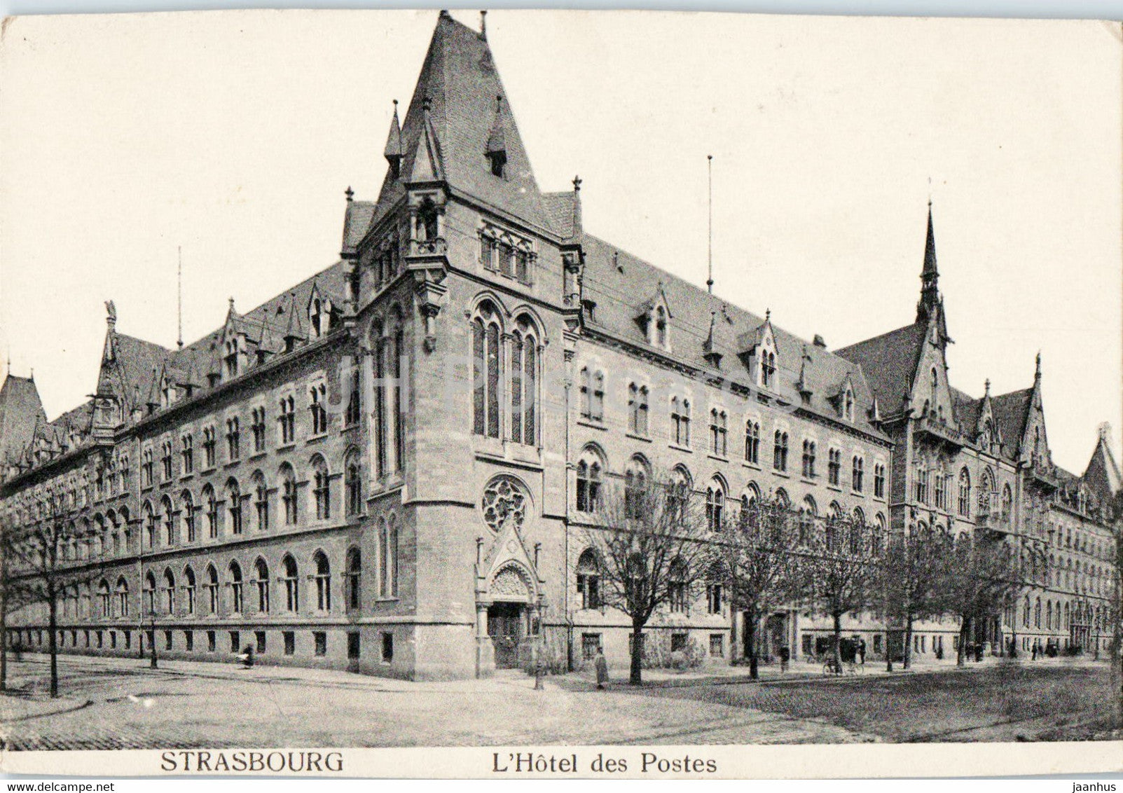 Strasbourg - L'Hotel des Postes - 53 - old postcard - France - unused - JH Postcards