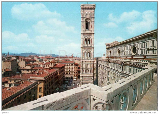 Campanile di Giotto - Giotto`s Church-steeple - Firenze - Toscana - 224 - Italia - Italy - unused - JH Postcards