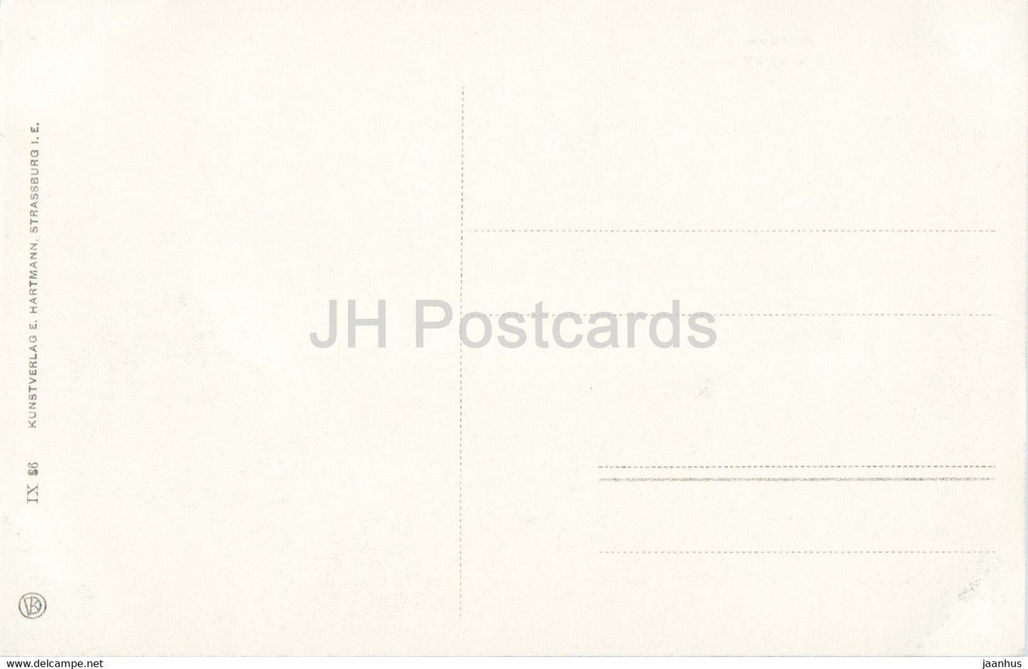 Strassburg - Strasbourg - Hauptpostgebaude - Hotel de la Poste - old postcard - France - unused