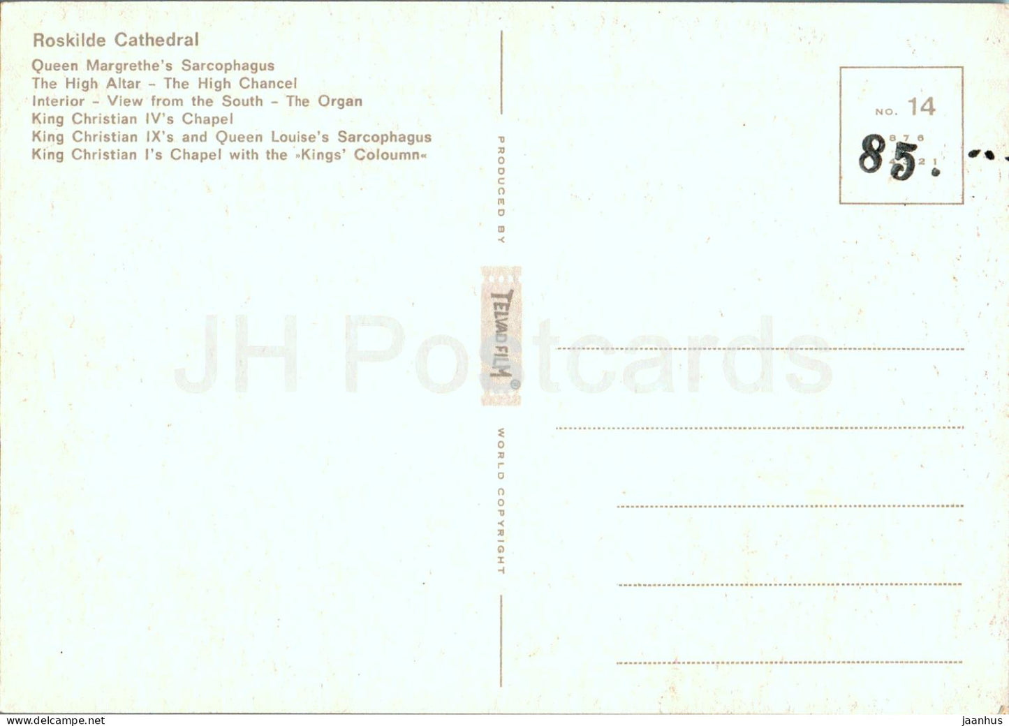 Roskilde Domkirke - Roskilde cathedral - Queen Margrethe's Sarcophagus - Altar - multiview - 14 - 85 - Denmark - unused