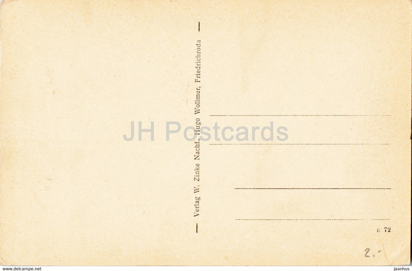 Friedrichroda - 72 - alte Postkarte - Deutschland - unbenutzt