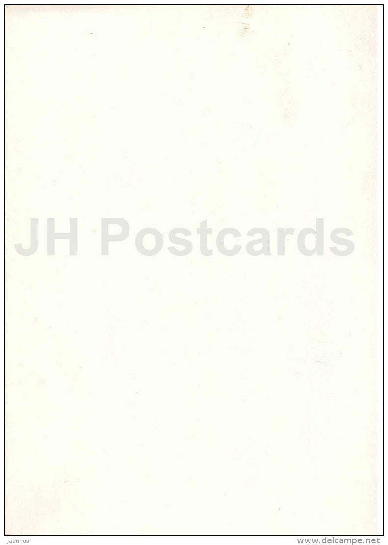 Birthday Greeting Card - flowers - Estonia USSR - used - JH Postcards