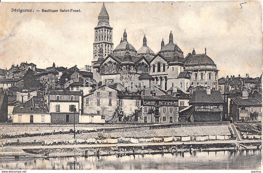 Perigueux - Basilique Saint Front - cathedral - old postcard - 1906 - France - used - JH Postcards