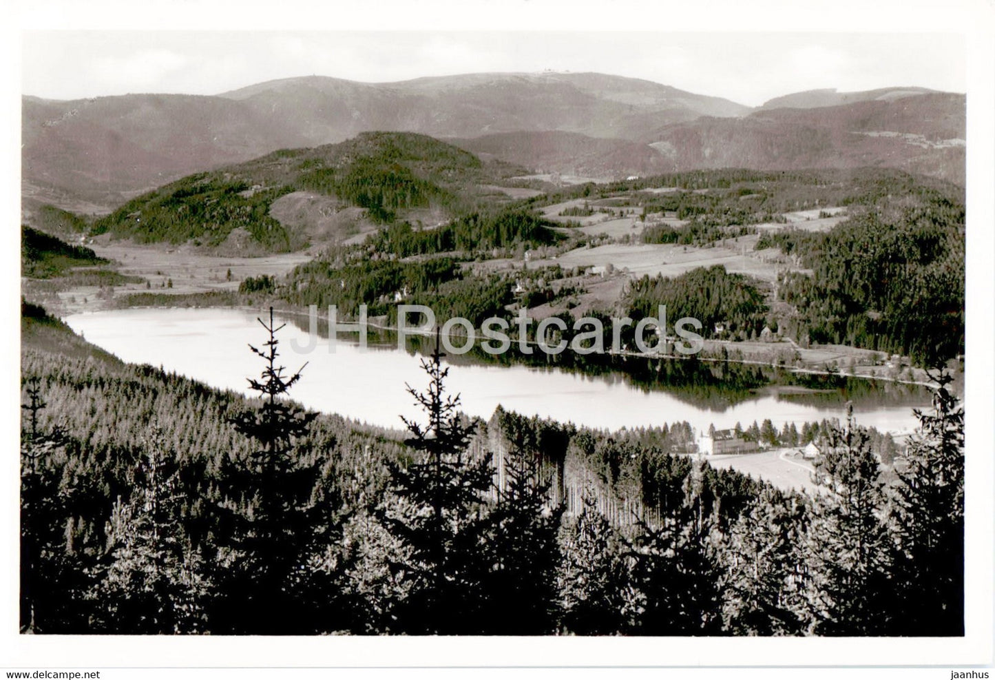 Titisee - im sudl Schwarzwald 860 m - Barental - Feldberg - old postcard - Germany - unused - JH Postcards