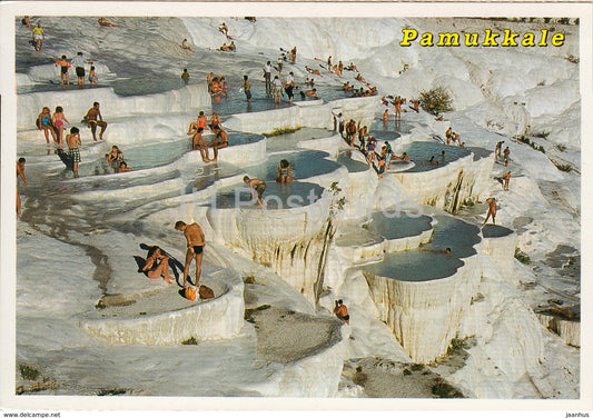 Pamukkale - 4 - The Travertines - Turkey - unused - JH Postcards