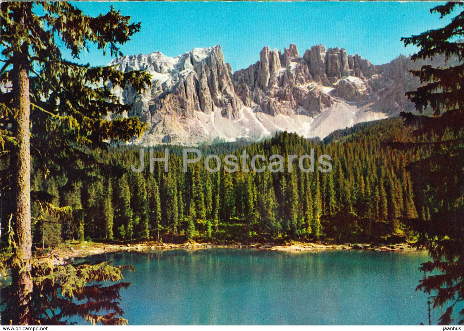 Dolomiti - Lago di Carezza 1530 m - Italy - unused - JH Postcards