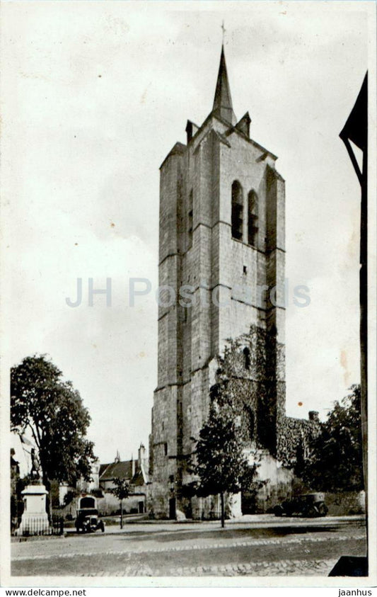 Beaugency - Clocher St Firmin - bell tower - old postcard - France - used - JH Postcards