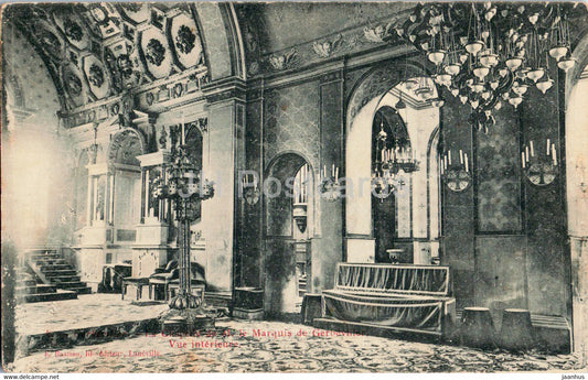 La Chapelle de M le Marquis de Gerbeviller - Vue Interieure - old postcard - 1906 - France - used - JH Postcards