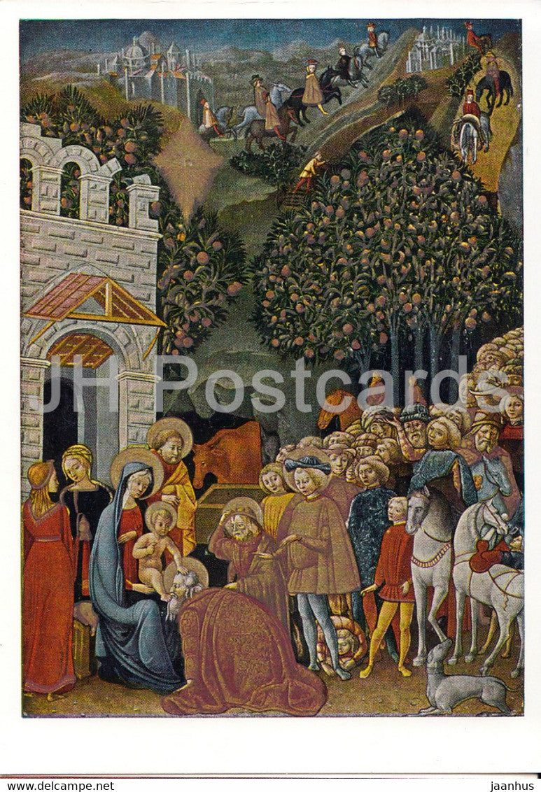 Meister der Stratonike Hochzeit - Die Anbetung der Konige - 778 - art - Germany DDR - unused - JH Postcards