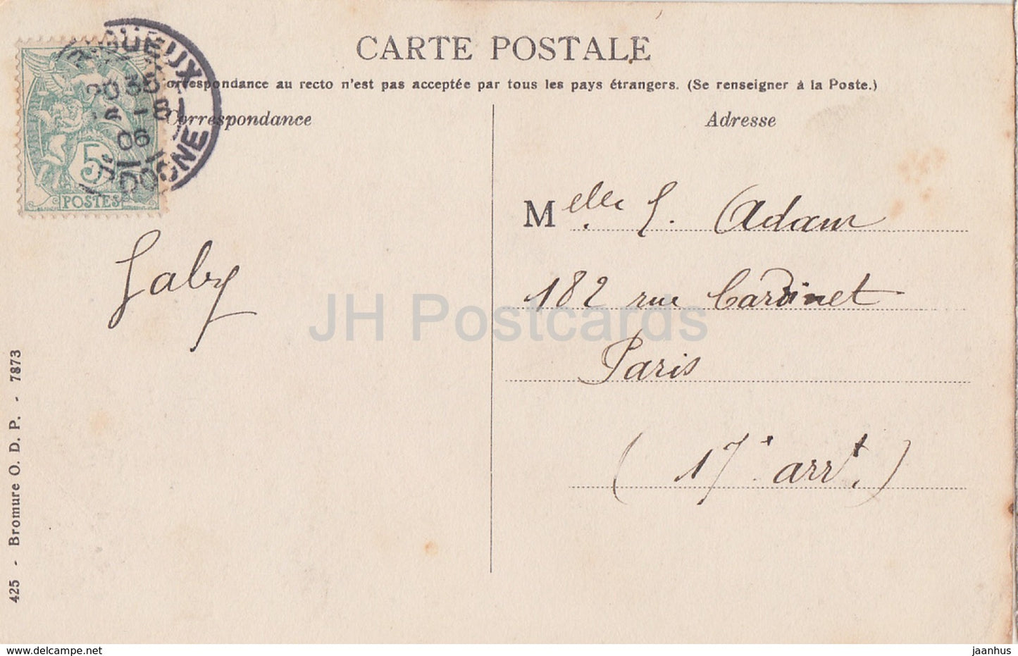 Perigueux - Basilique Saint Front - Kathedrale - alte Postkarte - 1906 - Frankreich - gebraucht