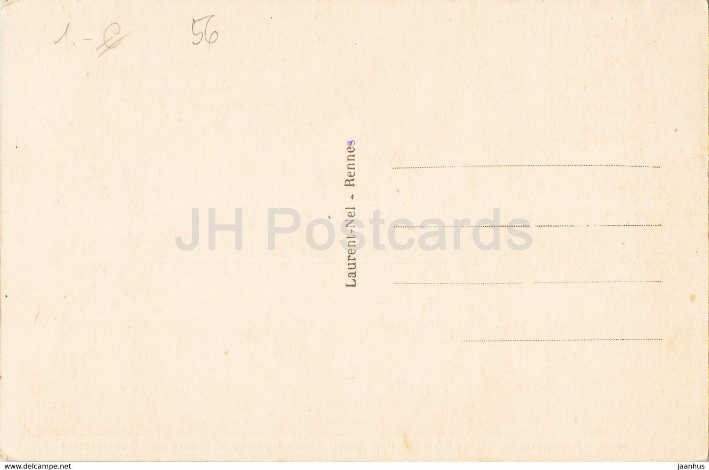 Presqu'lle de Quiberon - Port Blanc - Roche percee et Pointe de l'Observatoire - 3629 - old postcard - France - unused