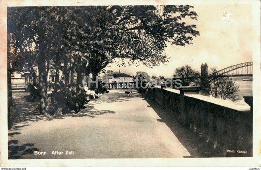 Bonn - Alter Zoll - old postcard - 1930 - Germany - used - JH Postcards