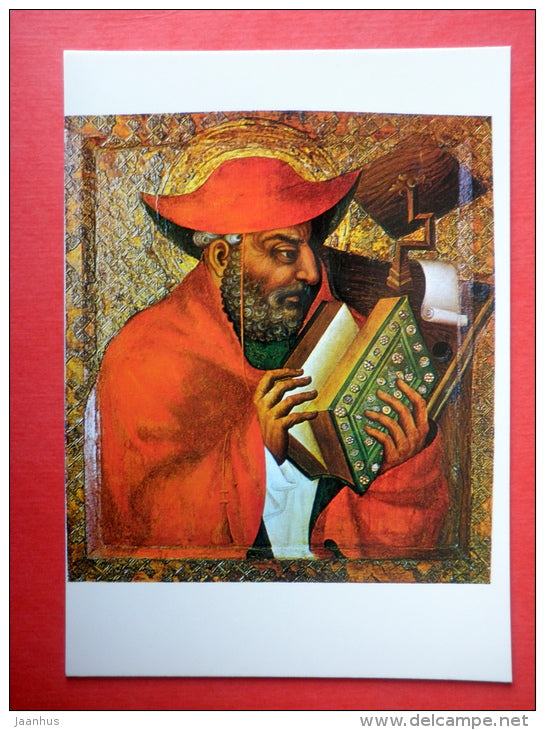 Master Theodoricus before 1365 , St. Jerome - Czech Gothic Art - Czechoslovakia - unused - JH Postcards