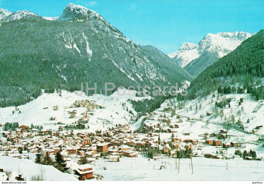 Moena 1200 m - con Someda e Pizmeda - Dolomiti - Trentino - Italy - used - JH Postcards
