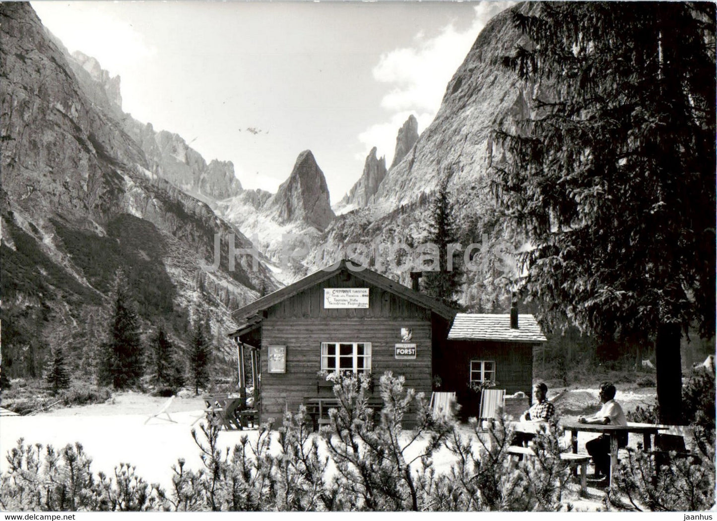 Dolomiti - Sesto Sexten - Capanna Turistica Fondo Val Fiscalina - Fischleinboden - Italy - used - JH Postcards