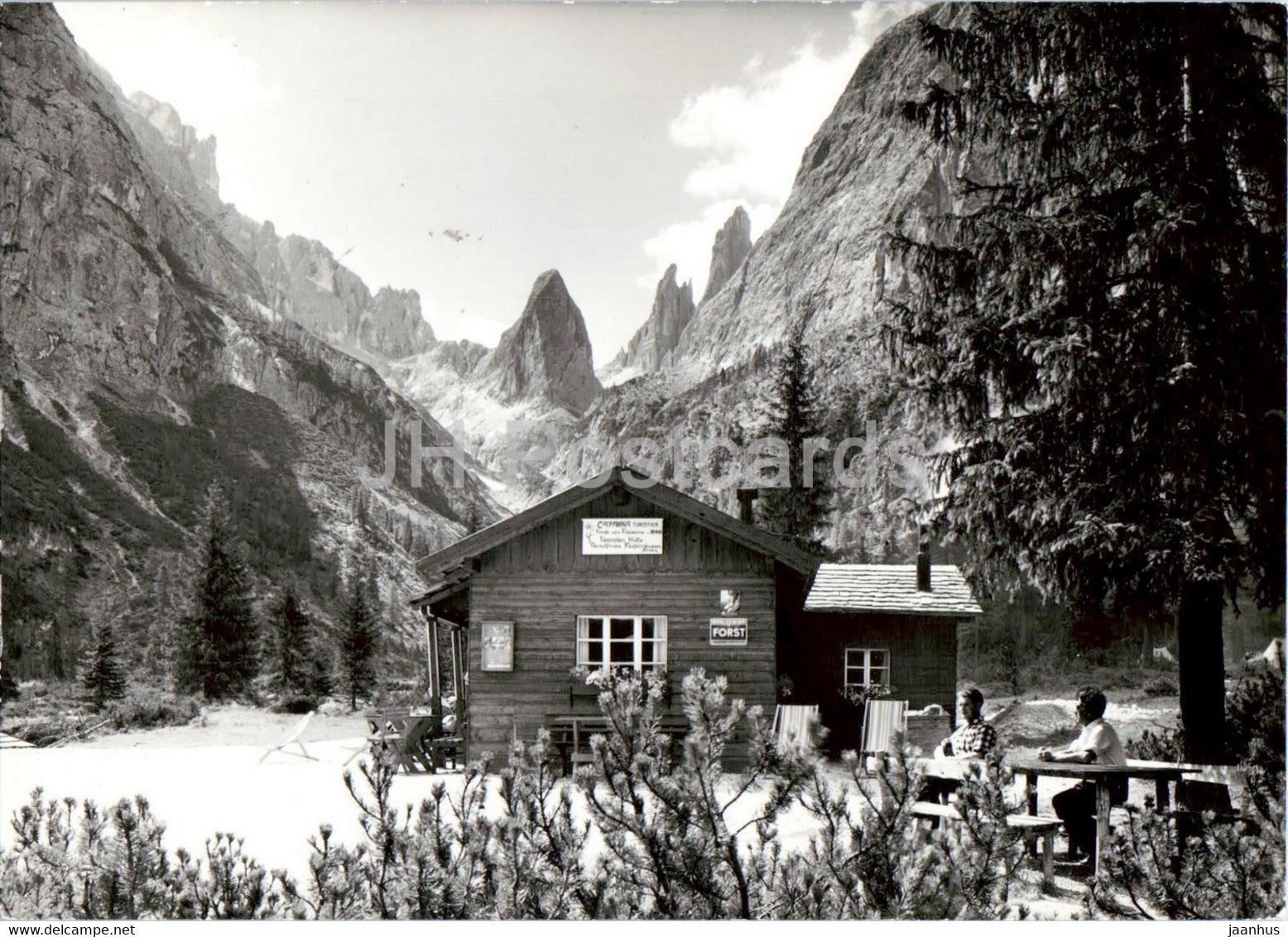 Dolomiti - Sesto Sexten - Capanna Turistica Fondo Val Fiscalina - Fischleinboden - Italy - used - JH Postcards