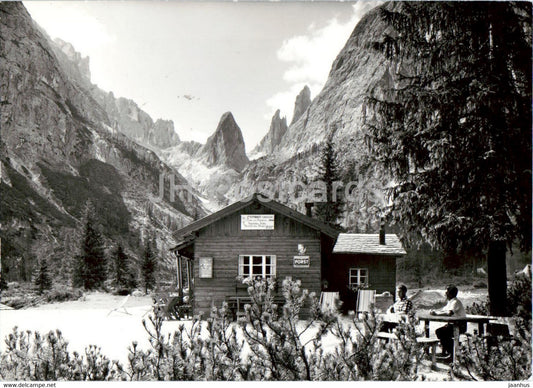 Dolomiti - Sesto Sexten - Capanna Turistica Fondo Val Fiscalina - Fischleinboden - Italy - used - JH Postcards