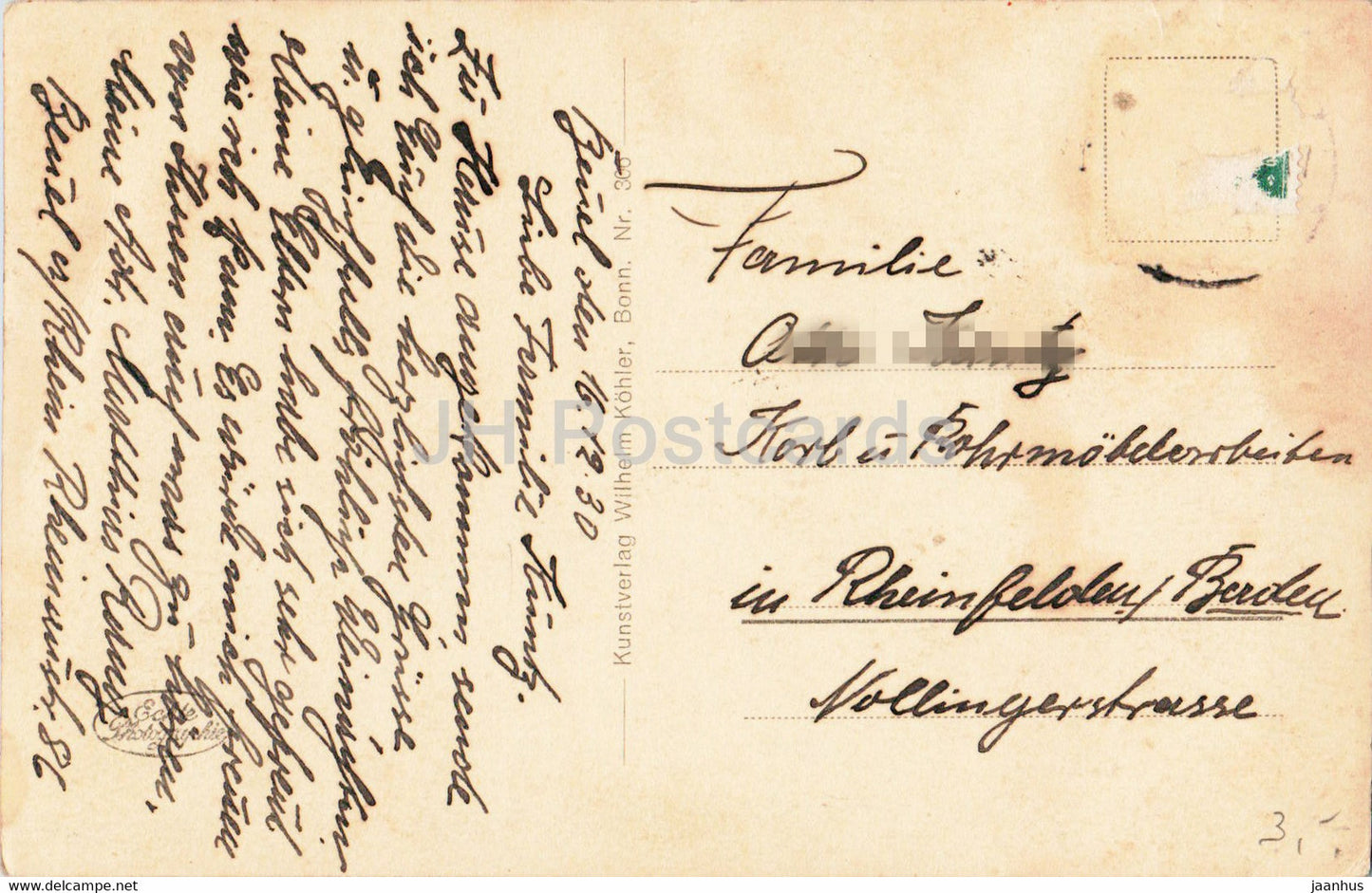 Bonn - Alter Zoll - alte Postkarte - 1930 - Deutschland - gebraucht