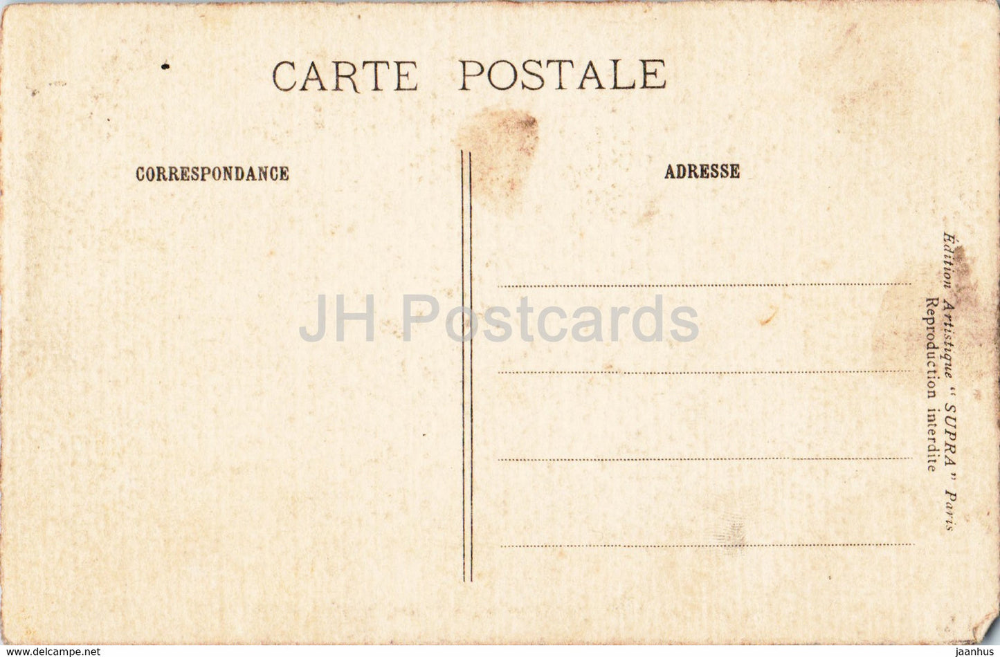 Chateau de Langeais - Vue Generale - La Vallee de la Loire - Schloss - Illustration - alte Postkarte - Frankreich - unbenutzt