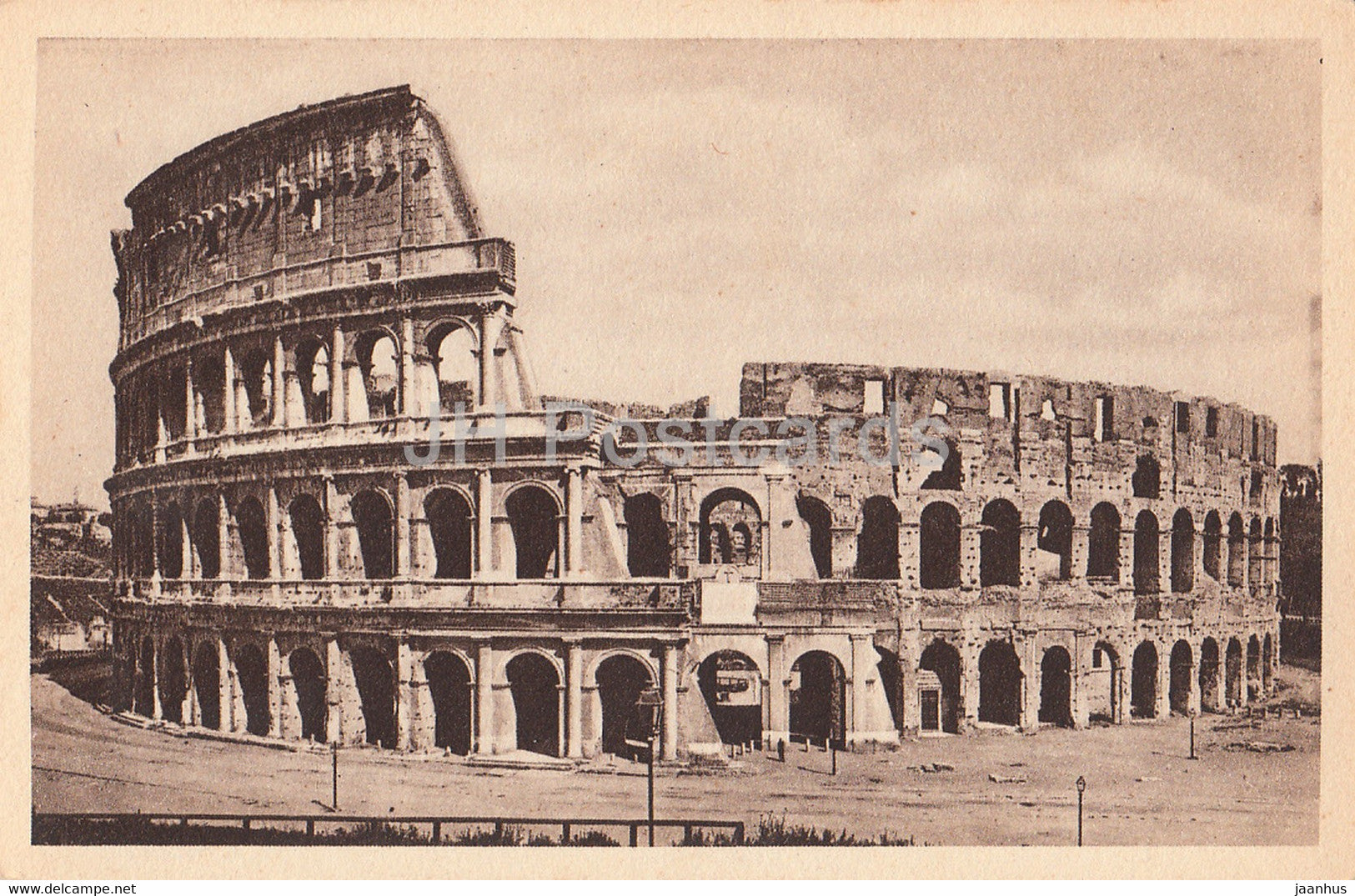 Roma - Rome - Flavian Amphitheatre or Colosseum - old postcard - Italy - unused - JH Postcards