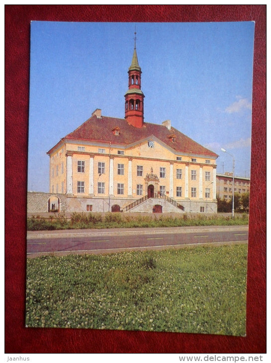 House of Pioneers , former Town Hall - Narva - 1983 - Estonia USSR - unused - JH Postcards