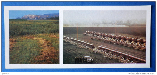 agricultural machinery - KAMAZ truck factory - 1979 - Russia USSR - unused - JH Postcards