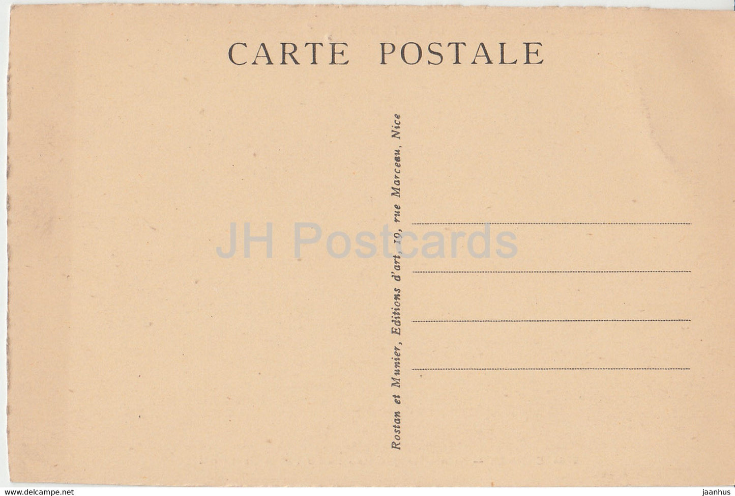 Cannes - Sainte Marguerite - Le Fort et le Port - 2685 - alte Postkarte - Frankreich - unbenutzt