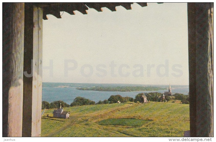 view of isle of Kizhi - South side - Kizhi - Russia USSR - unused - JH Postcards