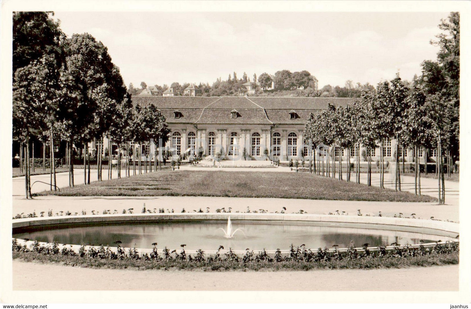 Ansbach - Hofgarten - Orangerie - old postcard - Germany - unused - JH Postcards