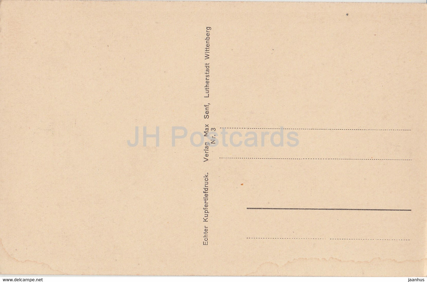 Lutherstadt Wittenberg - Melanchthonhaus - Wohnzimmer - 3 - old postcard - Germany - unused