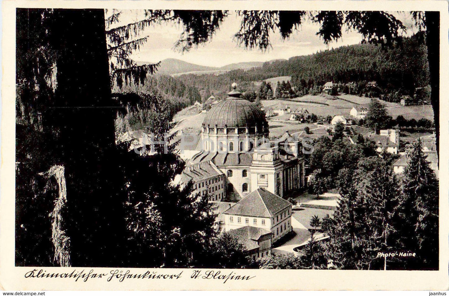 Klimatischer Hohenkurort St Blasien - old postcard - 1935 - Germany - used - JH Postcards