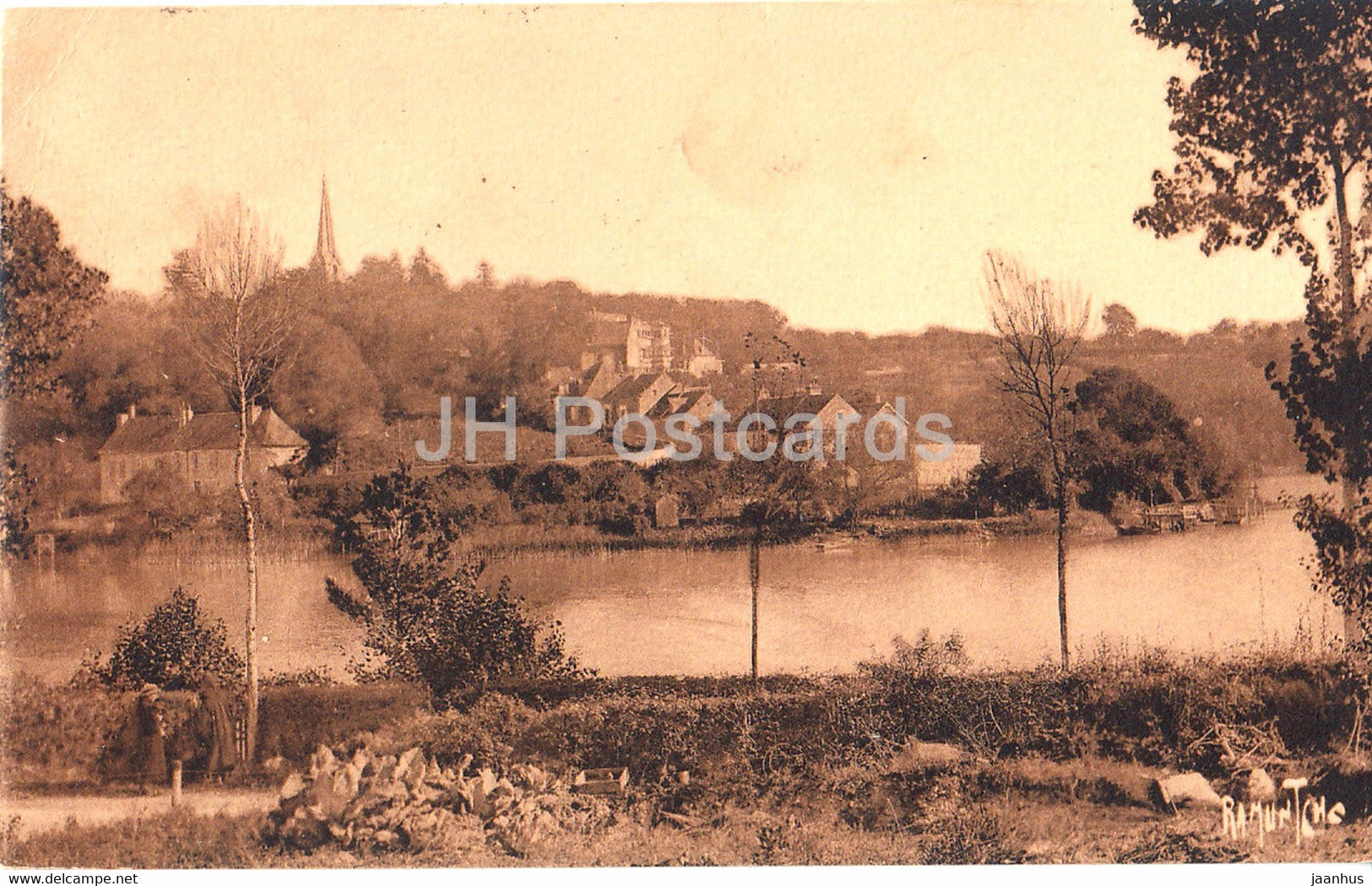 Lac de Chateau la Valliere - 10370 - old postcard - 1942 - France - used - JH Postcards