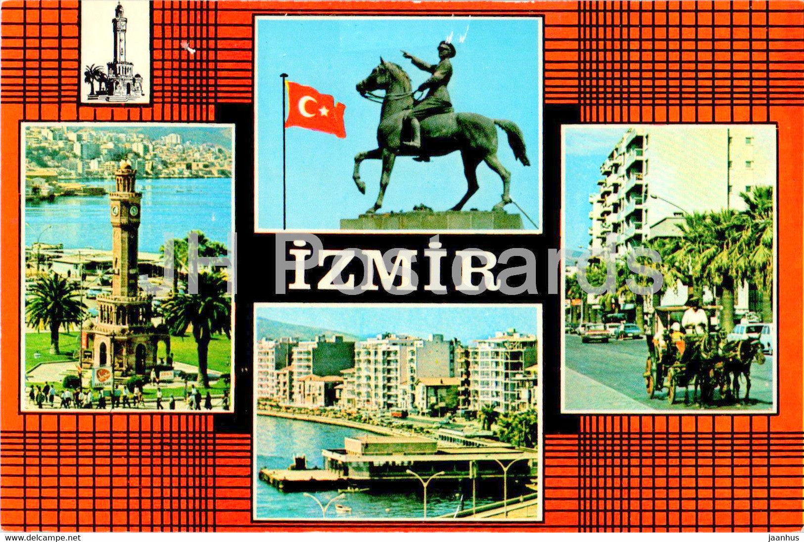 Izmir - 4 different views of the city - multiview - 35-102 - Turkey - used - JH Postcards