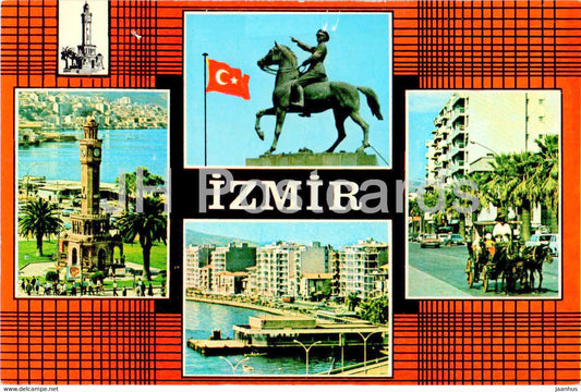 Izmir - 4 different views of the city - multiview - 35-102 - Turkey - used - JH Postcards