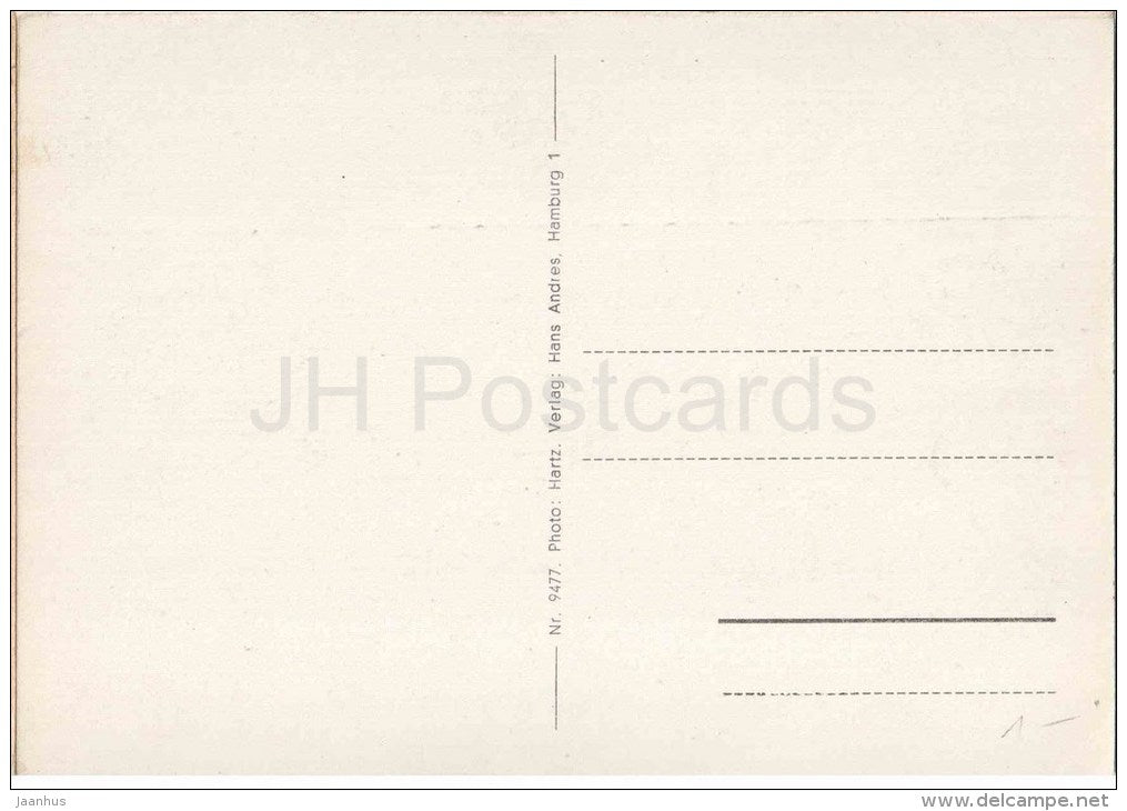 Hamburg - Hafen und Vorsetzen - Port - Harbour - ship - 9477 - Germany - nicht gelaufen - JH Postcards