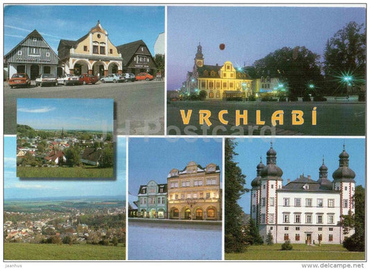 Vrchlabi - architecture - Czech Republic - used 2008 - JH Postcards
