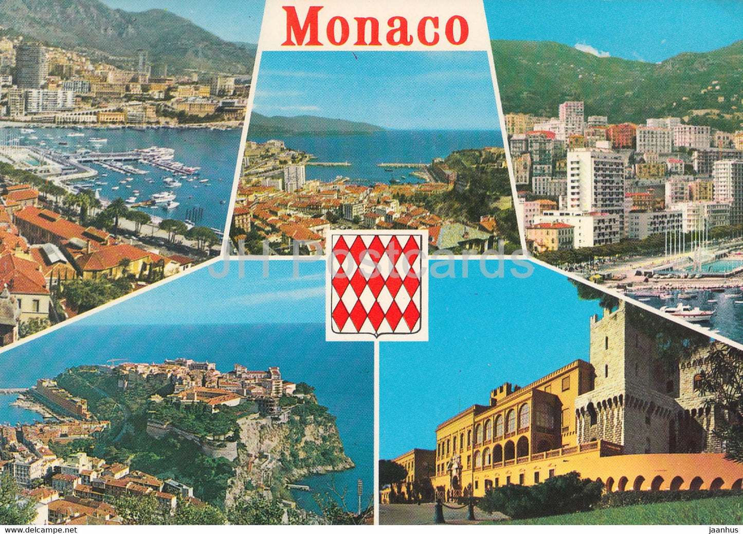 La Condomine et le Port - Vue Generale - Le Palais Princier - Monaco - unused - JH Postcards