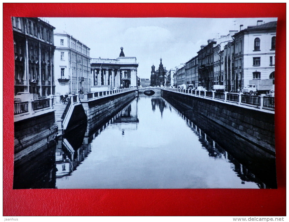 Griboyedov Canal by Kazan bridge - Leningrad - St. Petersburg - 1983 - Russia USSR - unused - JH Postcards