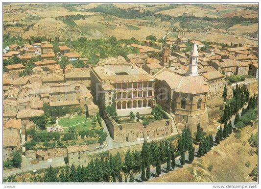 Citta del Rinascimento , panorama - renaissance city - Pienza - Pisa - Toscana - 53026 - 12813 - Italia - Italy - unused - JH Postcards
