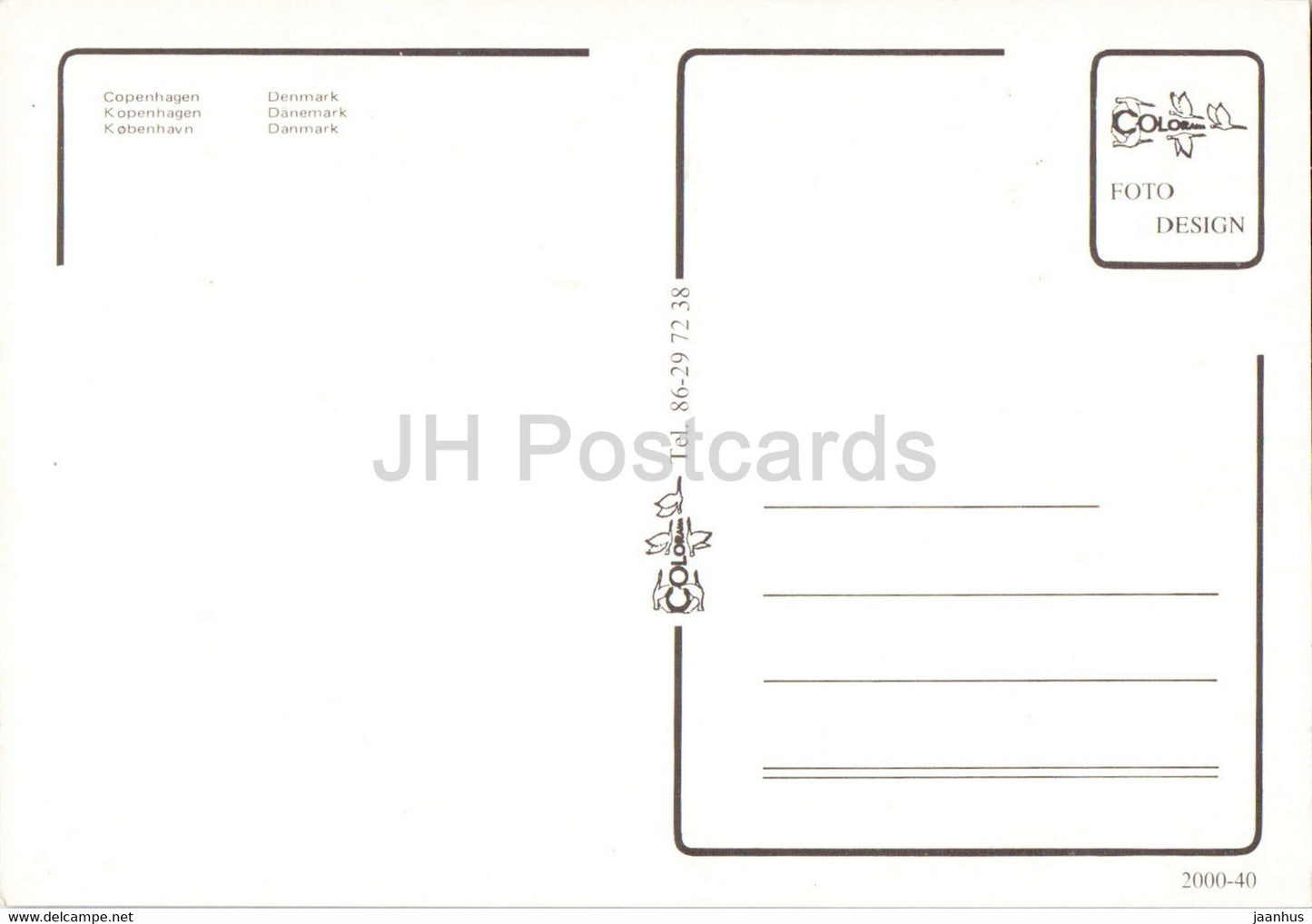 Kopenhagen - Kleine Meerjungfrau - Rathaus - Straße - Wache - Multiview - Dänemark - unbenutzt