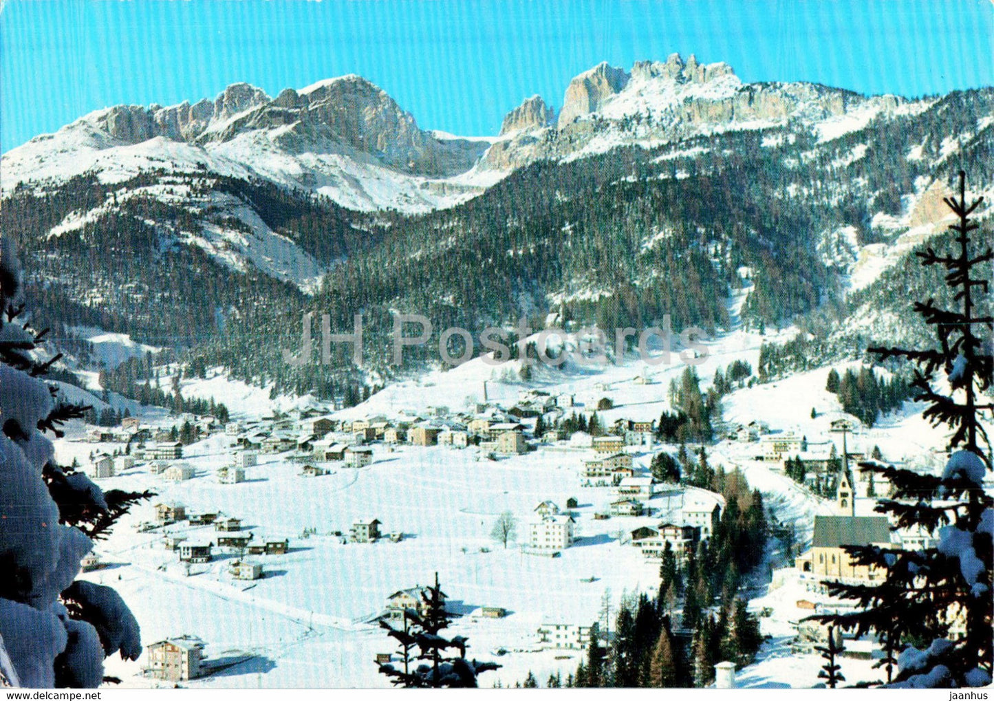 Dolomiti - Val di Fassa - verso il Catinaccio - 1976 - Italy - used - JH Postcards