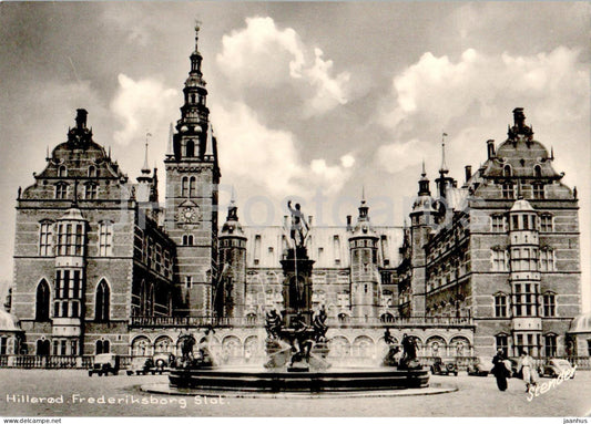 Hillerod - Frederiksborg Slot - castle - 1008 - old postcard - Denmark - unused - JH Postcards