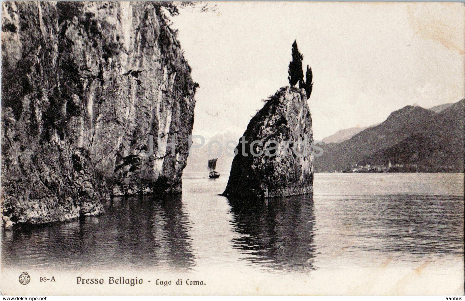 Presso Bellagio - Lago di Como - 98 - old postcard - Italy - used - JH Postcards