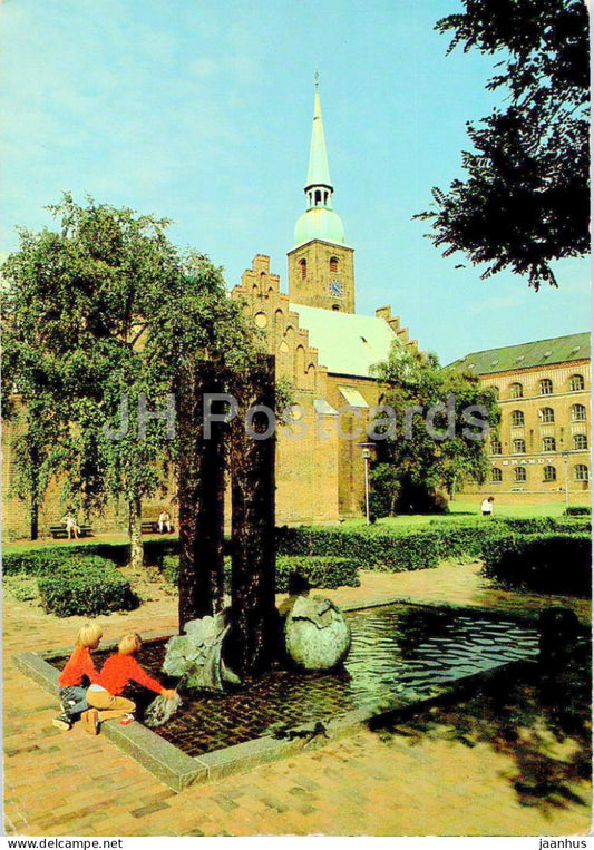 Arhus - Aarhus - Vor Frue Kirke - The Church of Our Lady - 1982 - Denmark - used - JH Postcards