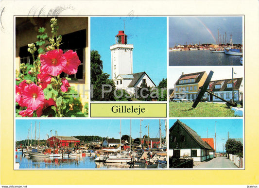 Gilleleje - town views - multiview - 1995 - Denmark - used - JH Postcards