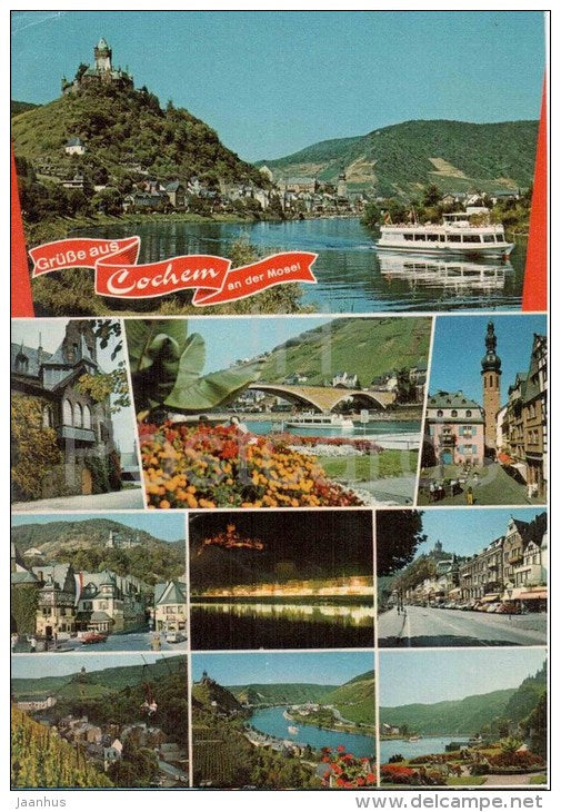 Gruss aus Cochem an der Mosel - Germany - 1976 gelaufen - JH Postcards